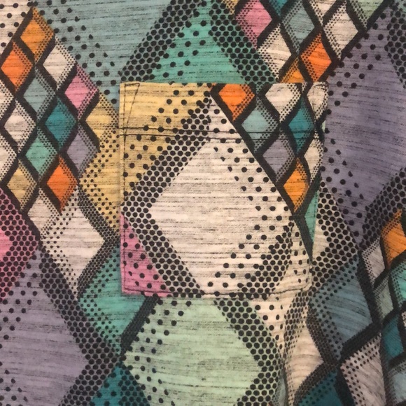 LuLaRoe Carley Swing Dress Casual Summer Easter Spring Beach Size S Hi Low - Picture 12 of 14